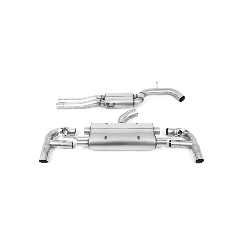 Milltek Audi RS3 8V (2015 – 2020) Sportback 400PS (Facelift Only) 80MM RESONATED CAT BACK