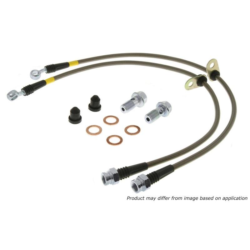 StopTech Toyota 08-10 Land Cruiser/07-11 Tundra Rear Stainless Steel Brake Line Kit
