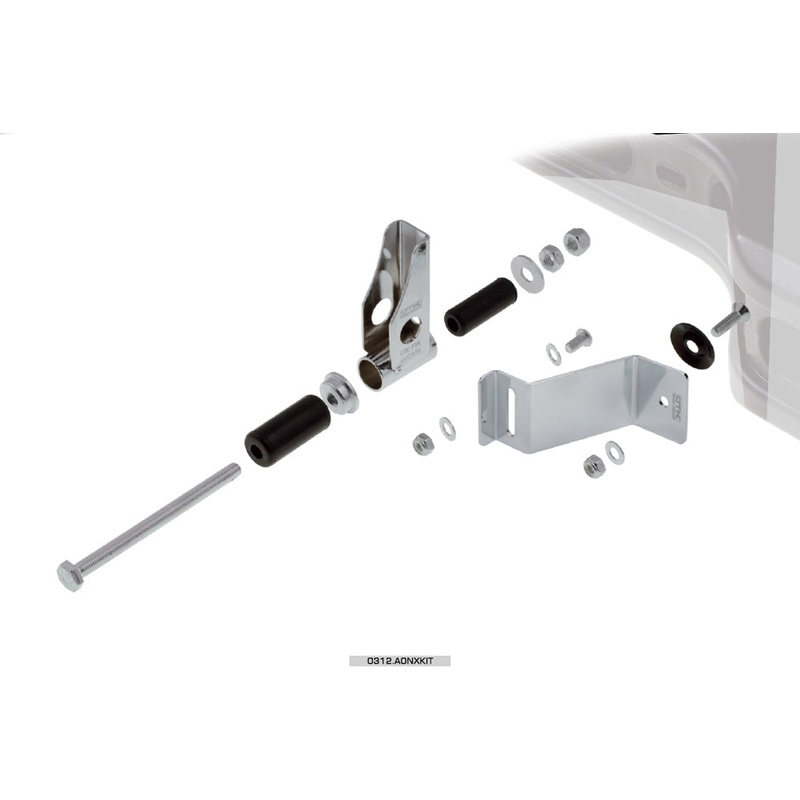C. 0312.A0NXKIT Tony Kart OTK Complete Rear Bumper Hardware Connection Kit for Nordix