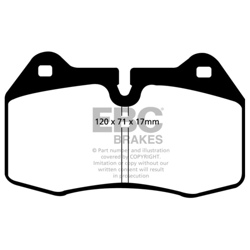 EBC 94-99 BMW M5 3.8 (E34) Yellowstuff Front Brake Pads