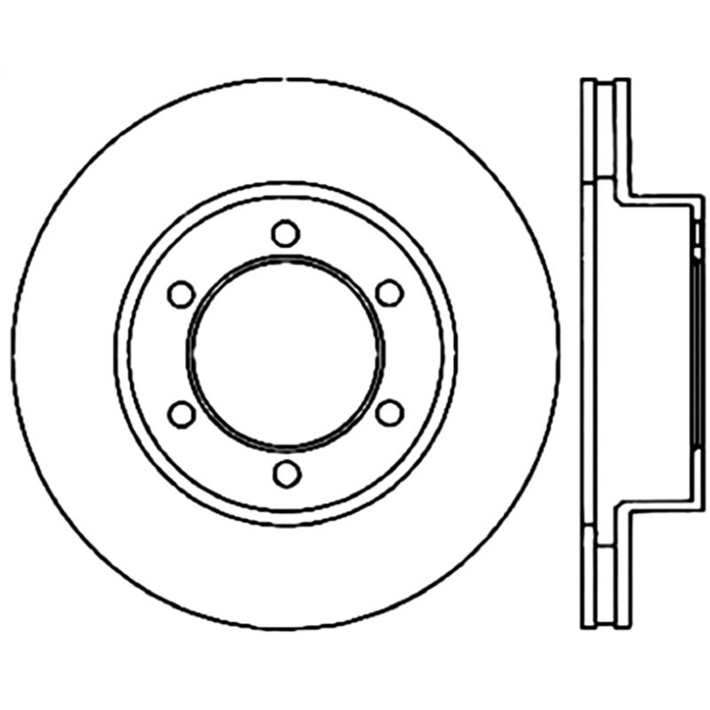 Stoptech 00-06 Toyota Tundra / 01-07 Toyota Sequoia CRYO-STOP Rotor