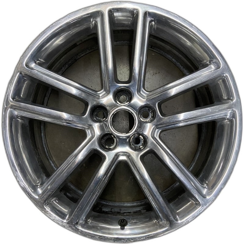 19″ MUSTANG 16 19×8.5 aluminum 10 spoke straight spoke polished 5 split spokes Original OEM Wheel Rim