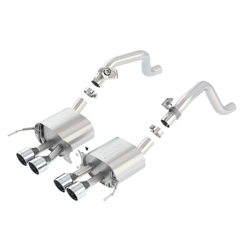 Borla Axle-Back Exhaust System – S-Type | 2014-2019 Chevrolet Corvette 6.2L (11862)