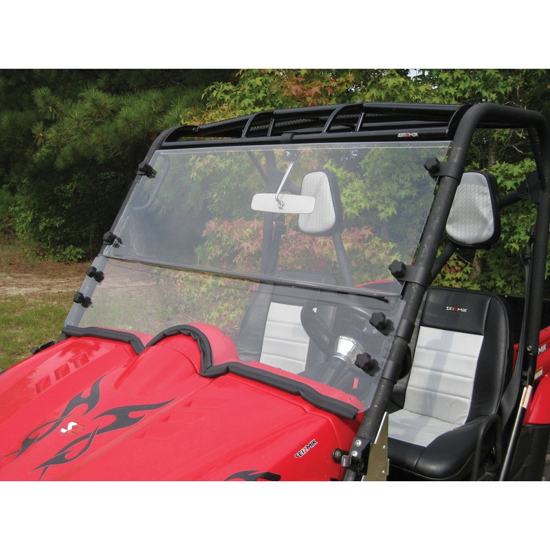 Polaris Ranger Pro-Fit Full Size Folding Versa Windshield by Seizmik