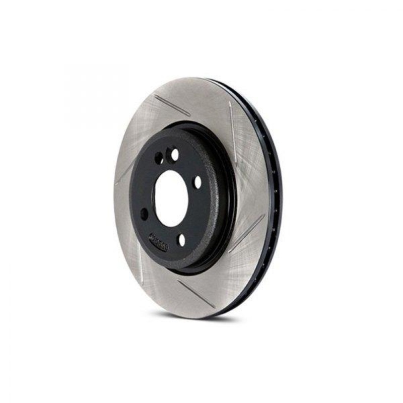 StopTech Power Slot 08-09 BMW 135i Coupe Front Right Slotted Rotor