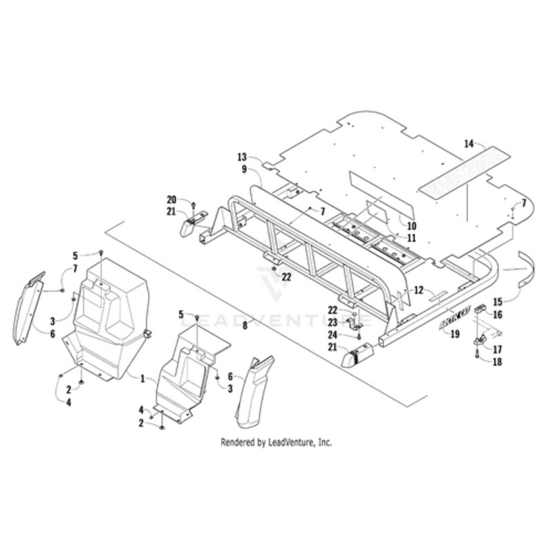 Upper Panel (Inc. 10-12 And Three No. 7) by Arctic Cat