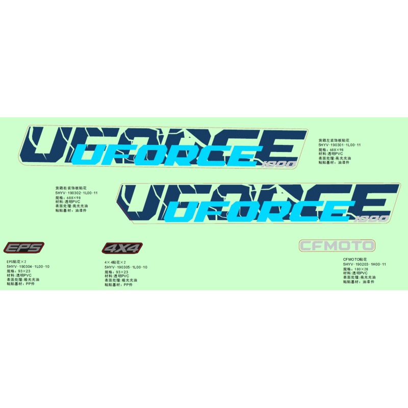 Eps Decal by CF Moto