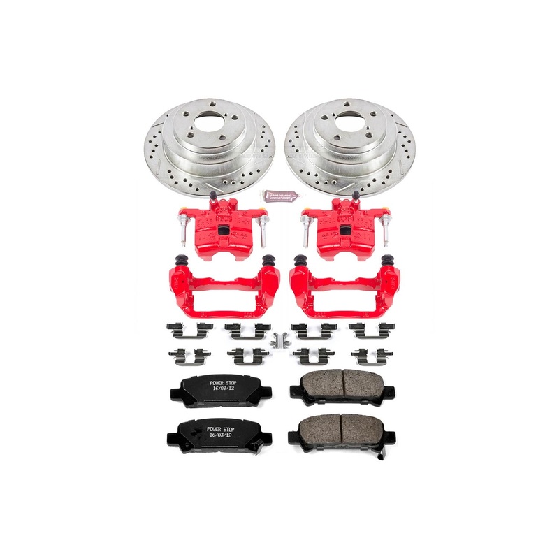 Power Stop Front Z23 Evolution Sport Brake Kit w/ Calipers Subaru Forester 1998-2003 / Impreza 1998-2003 / WRX 2002-2003 | KC449