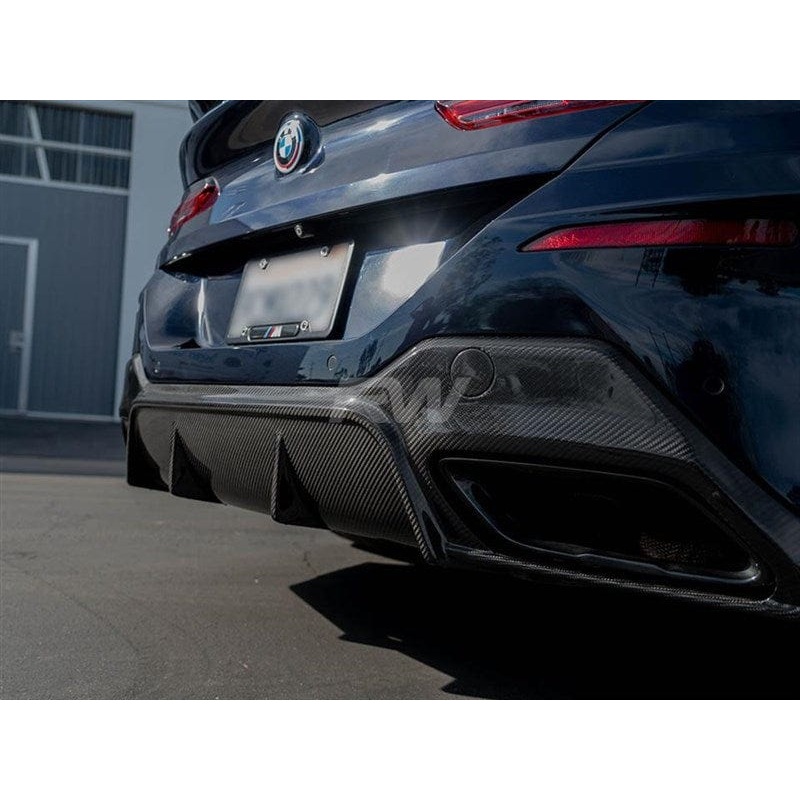 RW Carbon 3D Style Carbon Fiber Diffuser – BMW / G16 / 8-Series