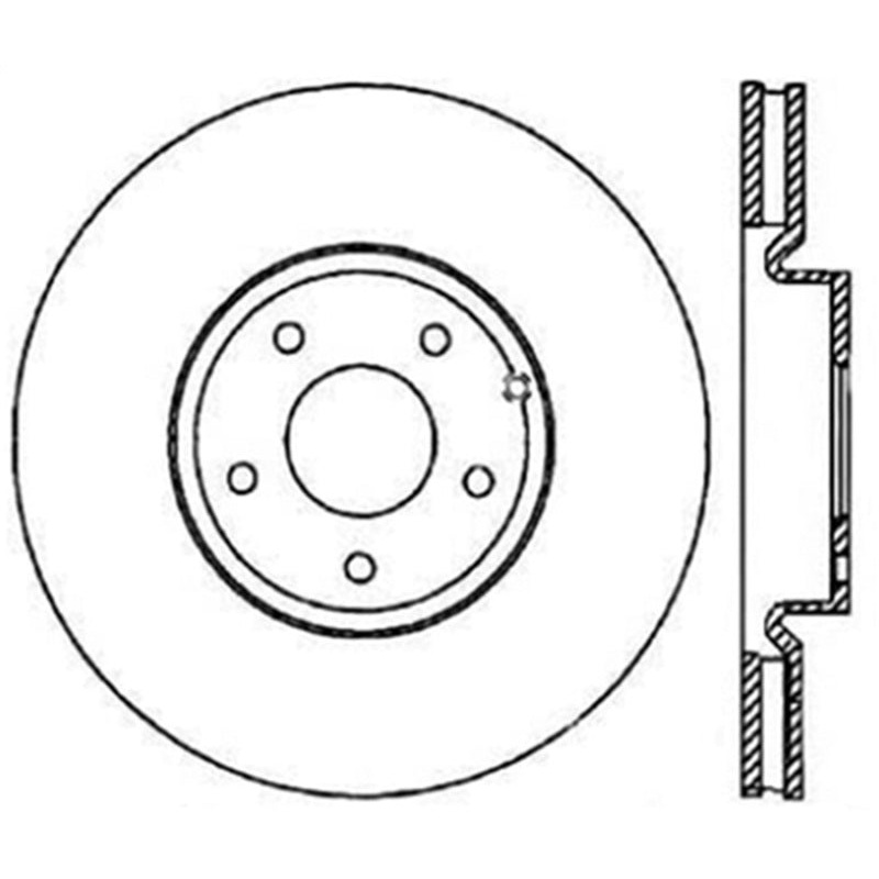 Stoptech 6/02-08 350z/ 03-04 G35 w/ Brembo Rear CRYO-STOP Rotor