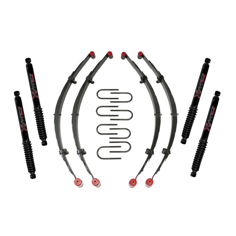 Skyjacker 2.5″KIT,76-86 CJ W/4 BLK MA