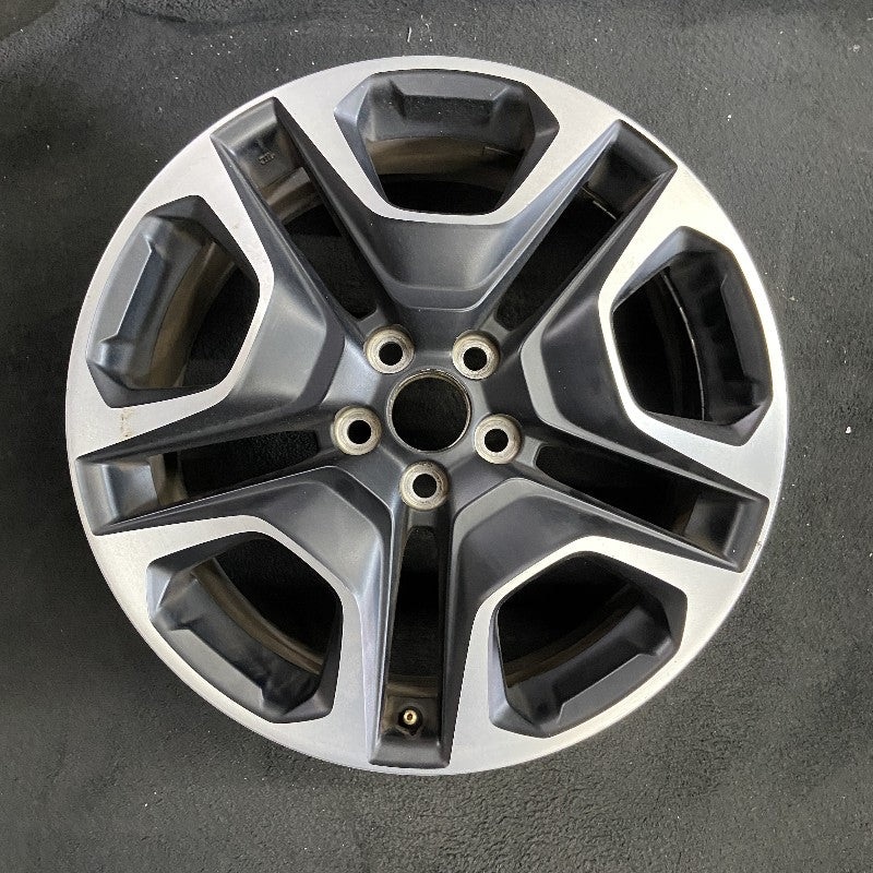 19″ RAV4 19-20 19×7.5 alloy 10 spoke 5 split spoke matte black inlay Original OEM Wheel Rim