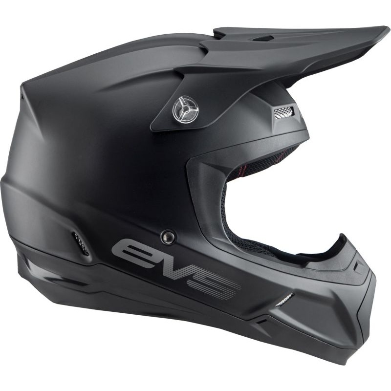 EVS T5 Solid Helmet Matte Black – Large
