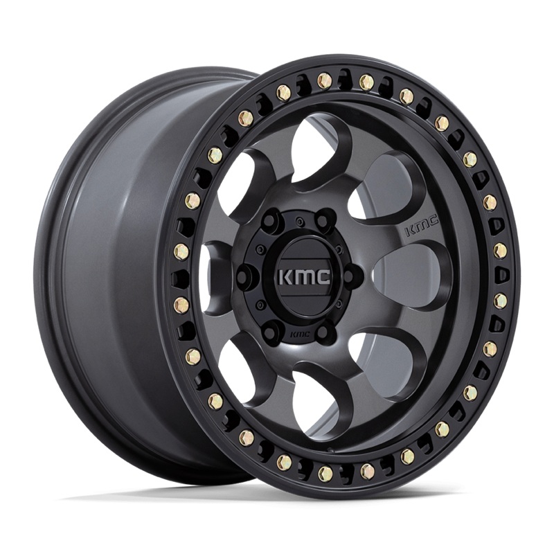 KMC Wheels KM550 Riot SBL 17″ 6×135 Anthracite With Satin Black Lip