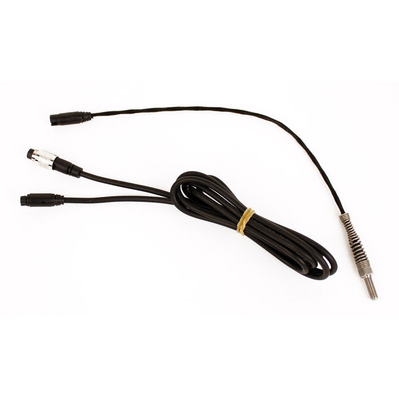 Mychron 5mm Water Temp BLACK Sensor with Black Patch Cable, Two Piece