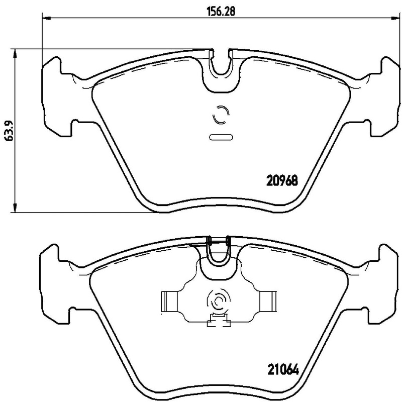 PRIME Low-Met Front Disc Brake Pad Set – P06012