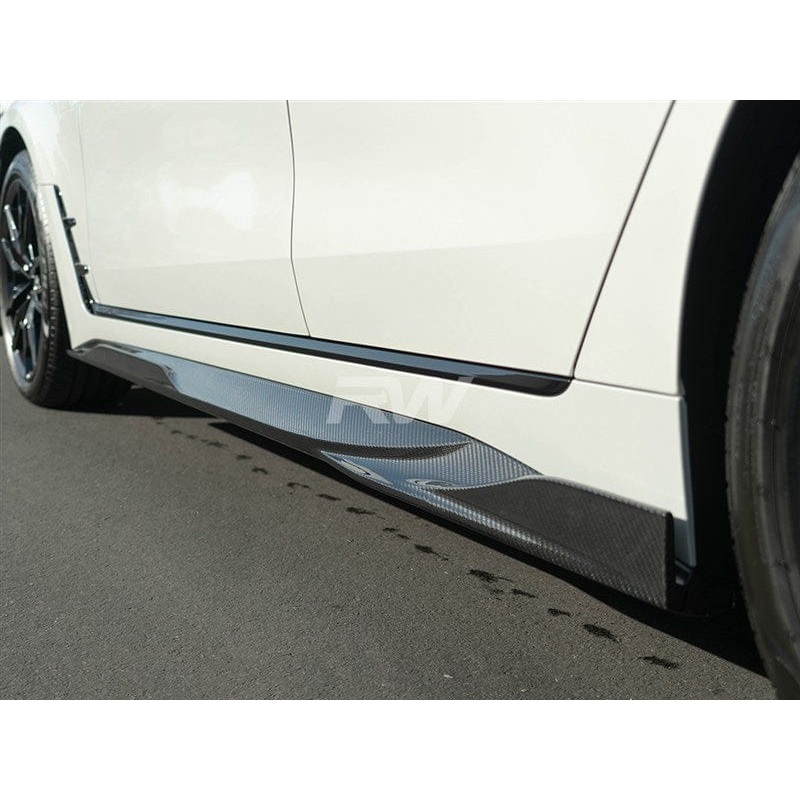 RW Carbon Carbon Fiber Side Skirt Extensions – BMW / G26 / 4-Series