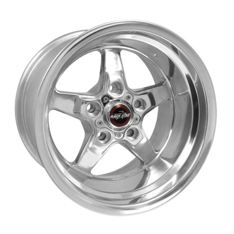 Race Star 92 Drag Star 15×10.00 5×4.75bc 4.50bs Direct Drill Polished Wheel