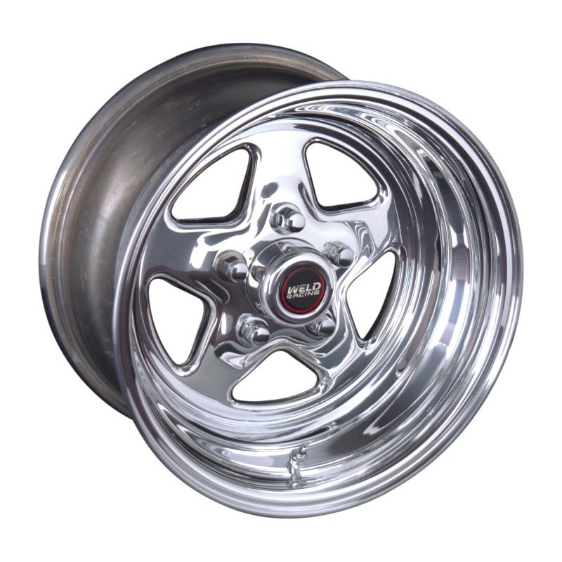 Weld ProStar 15×14 / 5×4.5 BP / 5.5in. BS Polished Wheel – Non-Beadlock