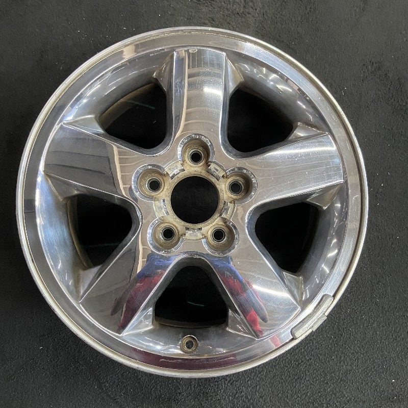 17″ GRAND CHEROKEE 03-04 17×7.5 aluminum 5 spoke chrome finish wide flat spoke Original OEM Wheel Rim