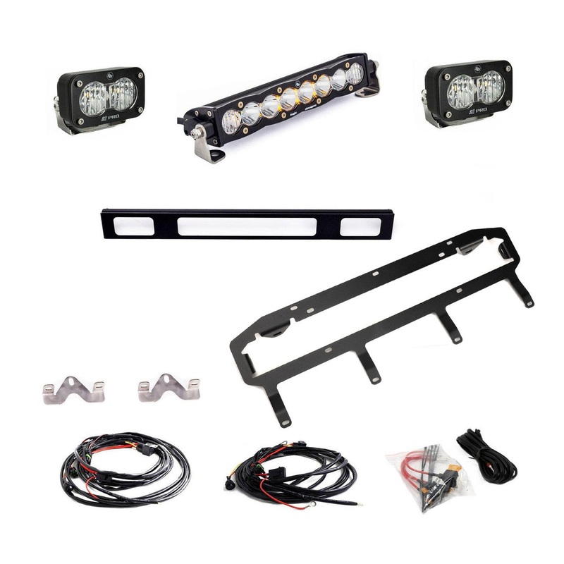 Baja Designs S8 10-inch/S2 Pro Grille Light Replacement Kit – 2025-On Toyota 4Runner; Note: TRD Pro