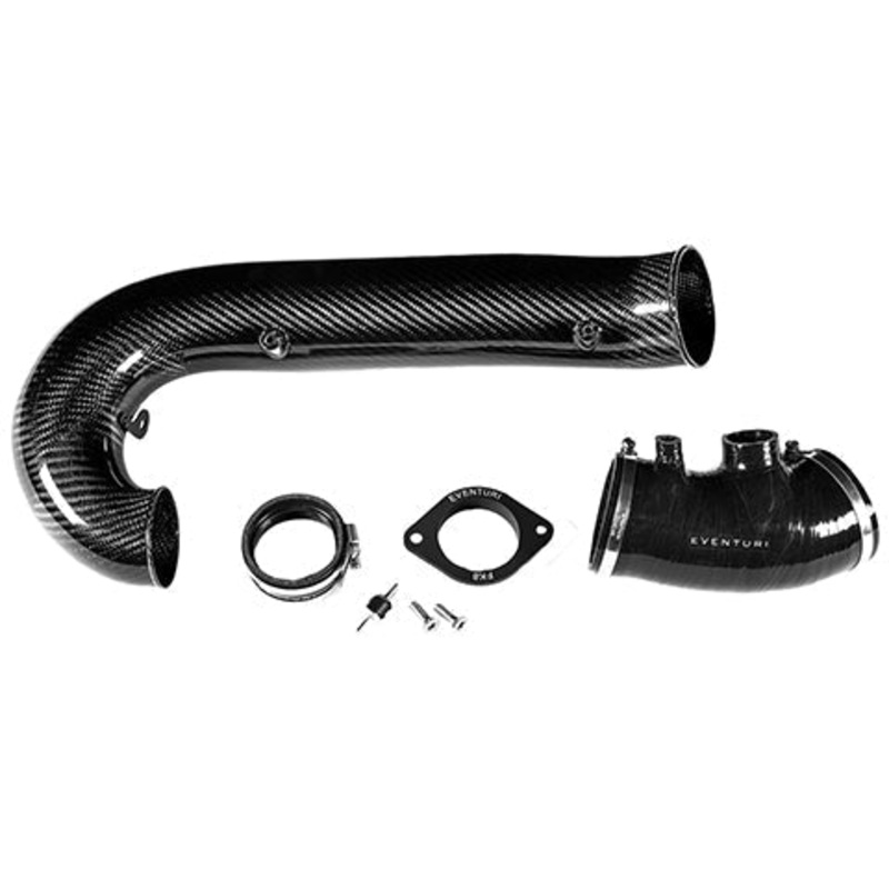 Eventuri – FK8 Civic Type R Black Carbon Charge Pipe