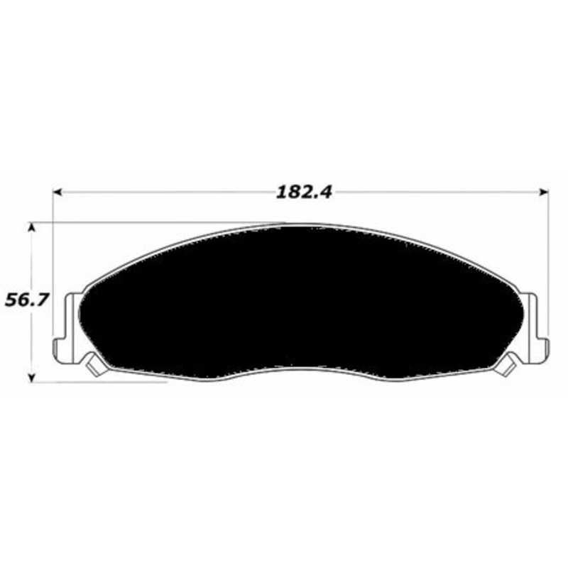 Porterfield Brake Pads for 2008 PONTIAC GRAND PRIX GXP
