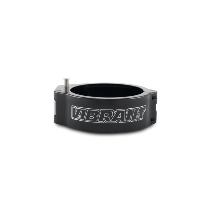 Vibrant 2.5in O.D. Aluminized HD 2.0 Clamp – Anodized Black (Clamp Only)