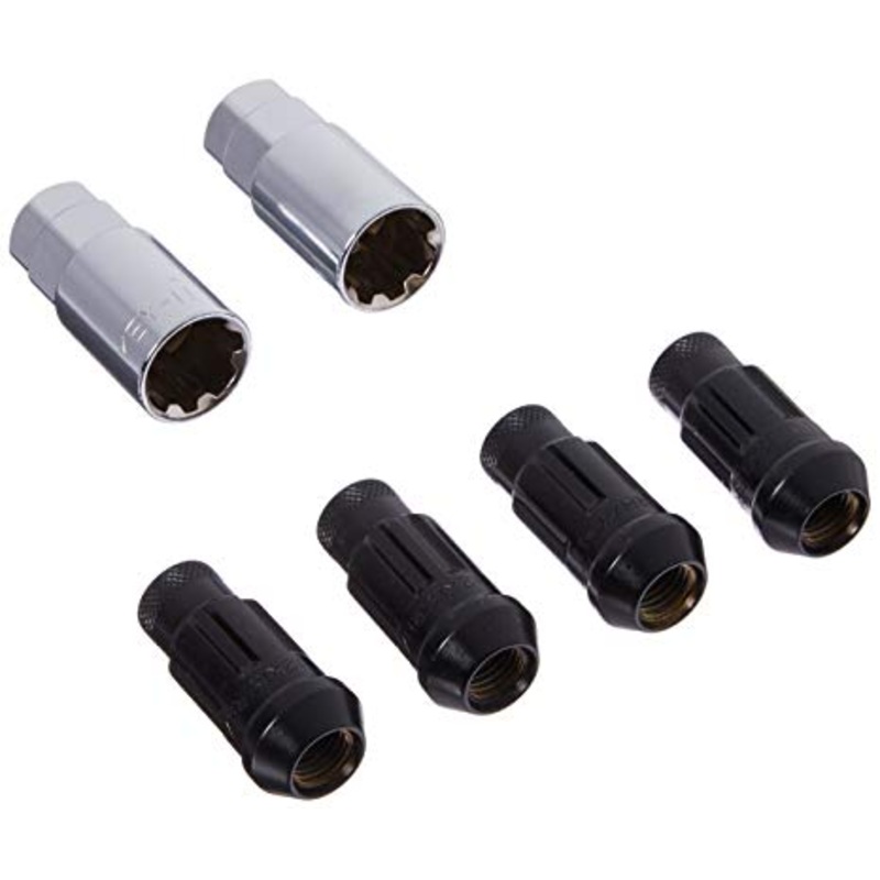 Wheel Mate Muteki SR48 Open End Locking Lug Nut Set of 4 – Black 12×1.50 48mm